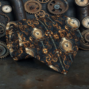 Gravata Steampunk Industrial Personalizada
