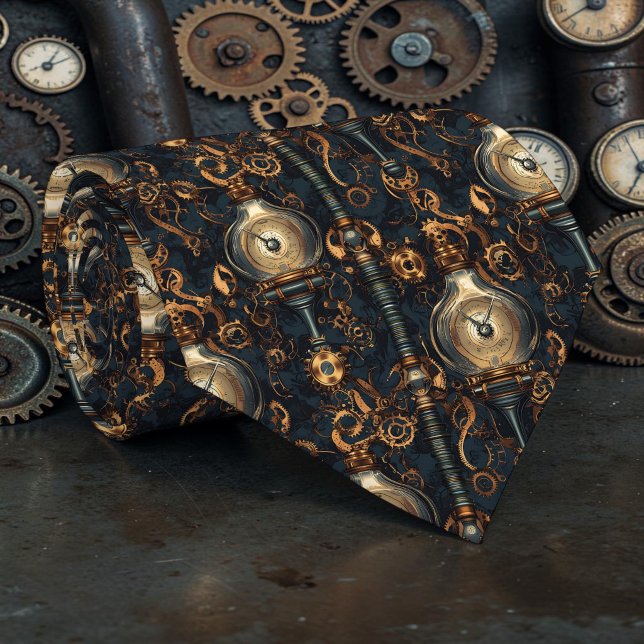 Gravata Steampunk Industrial Personalizada (Criador carregado)