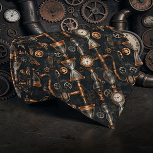 Gravata Steampunk Industrial Personalizada