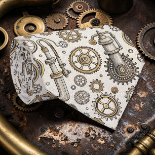 Gravata Steampunk Industrial Personalizada