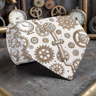Gravata Steampunk Industrial Personalizada
