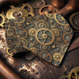 Gravata Steampunk Industrial Personalizada