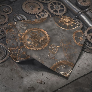 Gravata Steampunk Industrial Personalizada