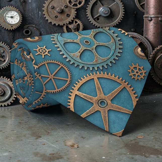 Gravata Steampunk Industrial Personalizada (Criador carregado)