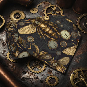Gravata Steampunk Industrial Personalizada