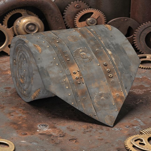 Gravata Steampunk Industrial Personalizada (Criador carregado)