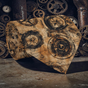 Gravata Steampunk Industrial Personalizada