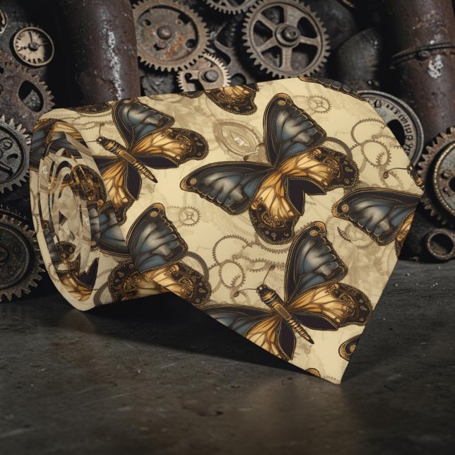 Gravata Steampunk Industrial Personalizada (Criador carregado)