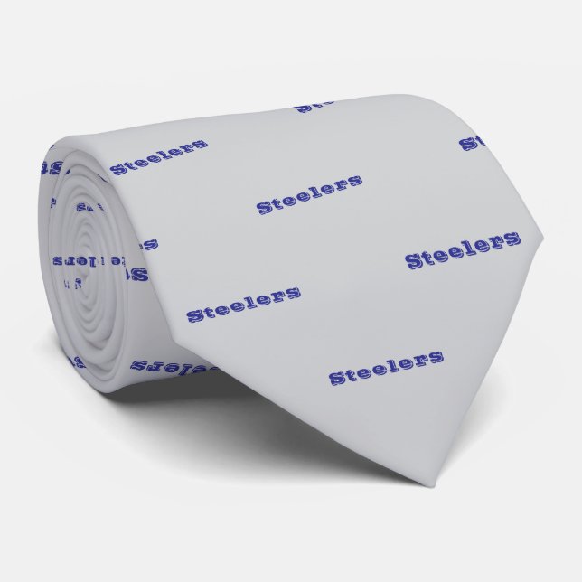 Gravata Steelers Sport Team NeckTie (Rolled)