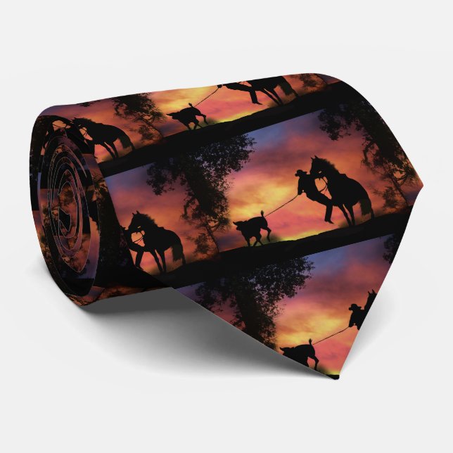 Gravata Steer Roping Tie (Rolled)