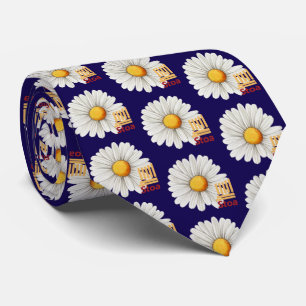 Gravata Stoa Daisy Marinho Necktie