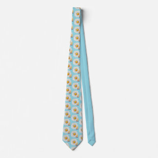Gravata Stoa Light Blue Daisy Necktie