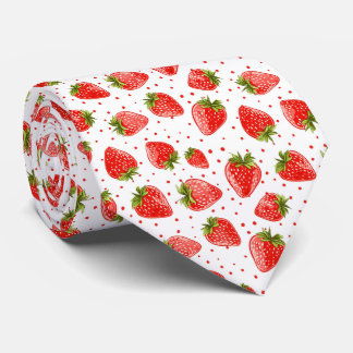 Gravata Strawberry Pattern