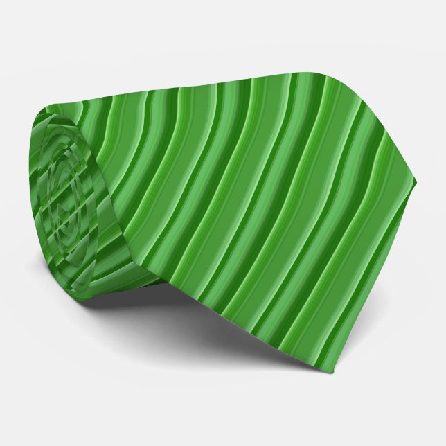 Gravata Stripes Vermelhas (Rolled)