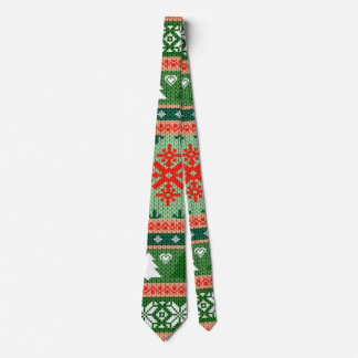 Gravata suéter de Natal feio de malha