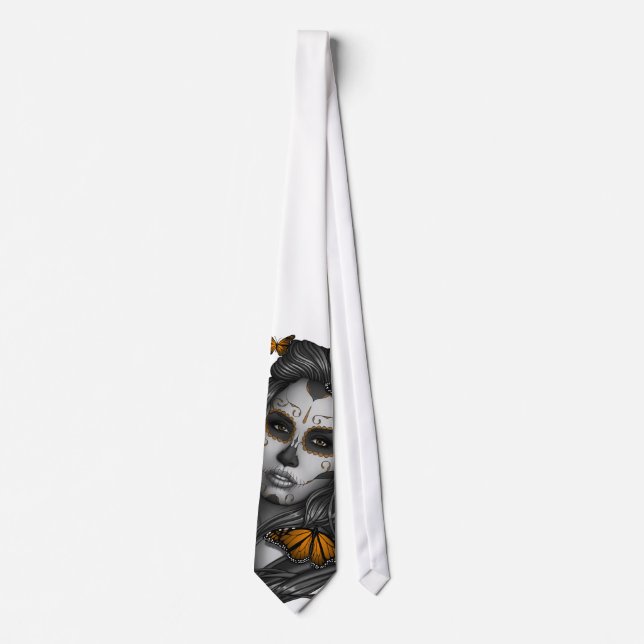 Gravata Sugar Skull Girl (Frente)