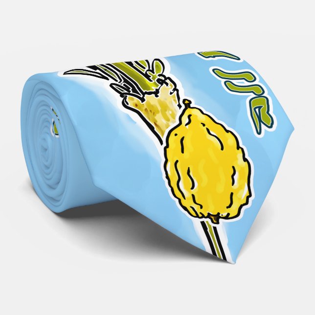 Gravata Sukkot - as quatro espécies (Rolled)
