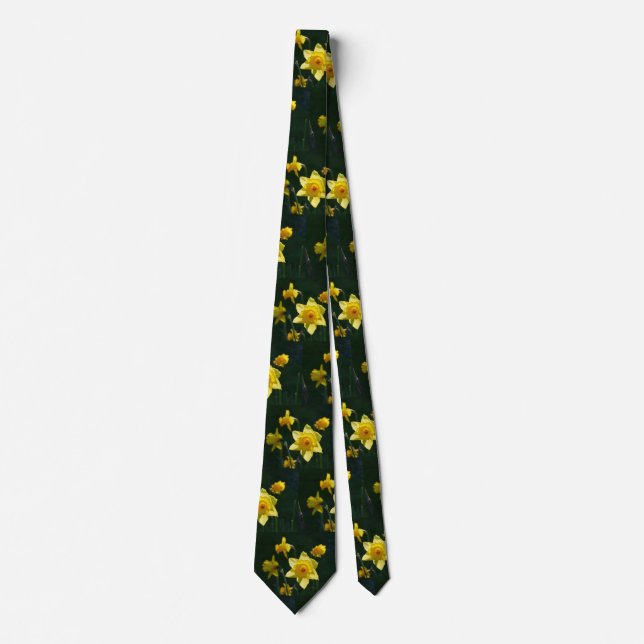 Gravata Sunlit Daffodils Tie (Frente)