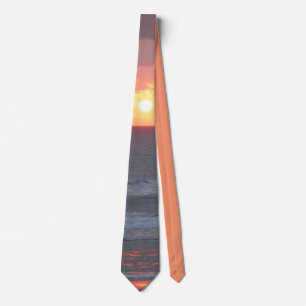 Gravata Sunrise na Praia Tie