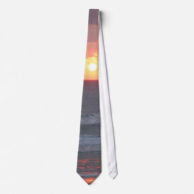 Gravata Sunrise na Praia Tie (Frente)
