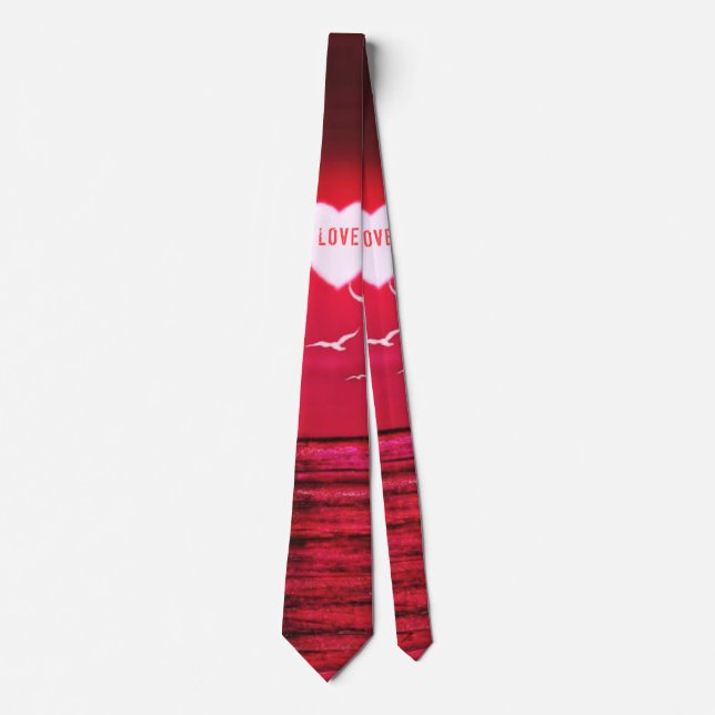 Gravata Sunset Love Romantic Black Neck (Frente)