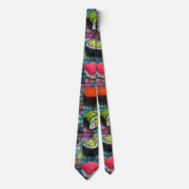 Gravata Sushi Neck Tie