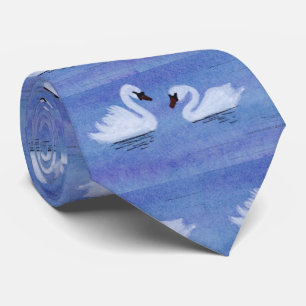 Gravata Swans Neck Tie