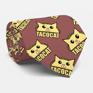 Gravata Taco Cat Pattern