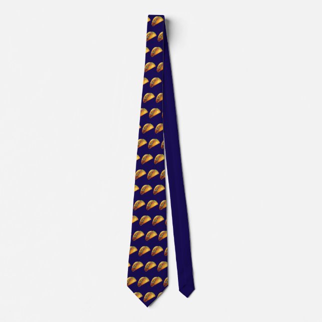 Gravata Taco Pattern Neck Tie (Frente)
