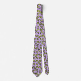 Gravata Taino Mask Tie lavanda