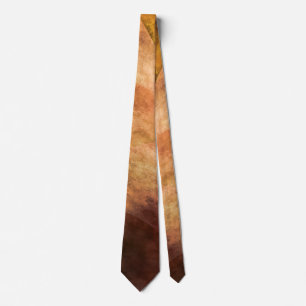 Gravata Tan e Brown Ombre