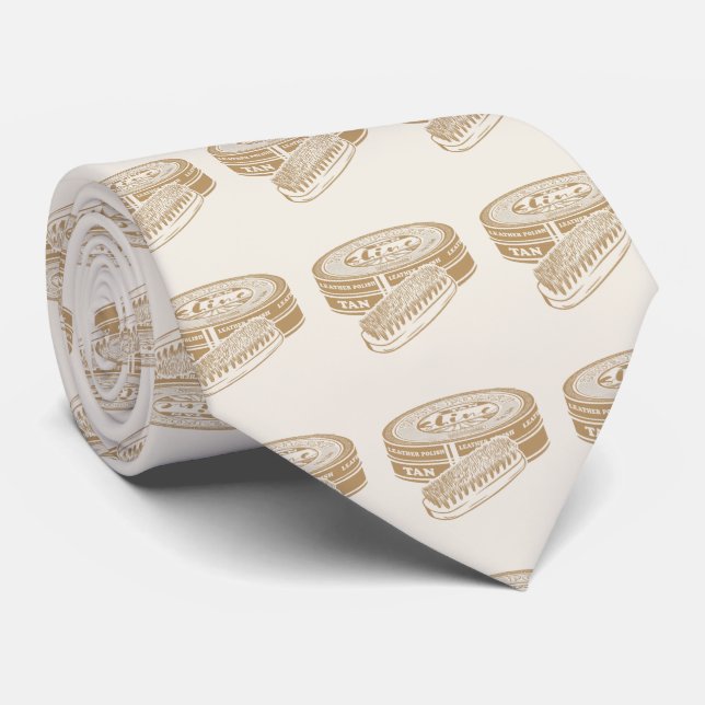 Gravata Tan shopollish tin pop art (Rolled)