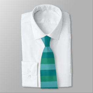 Gravata Tanager Turquesa, Azul Teal e Linha Verde Kelly