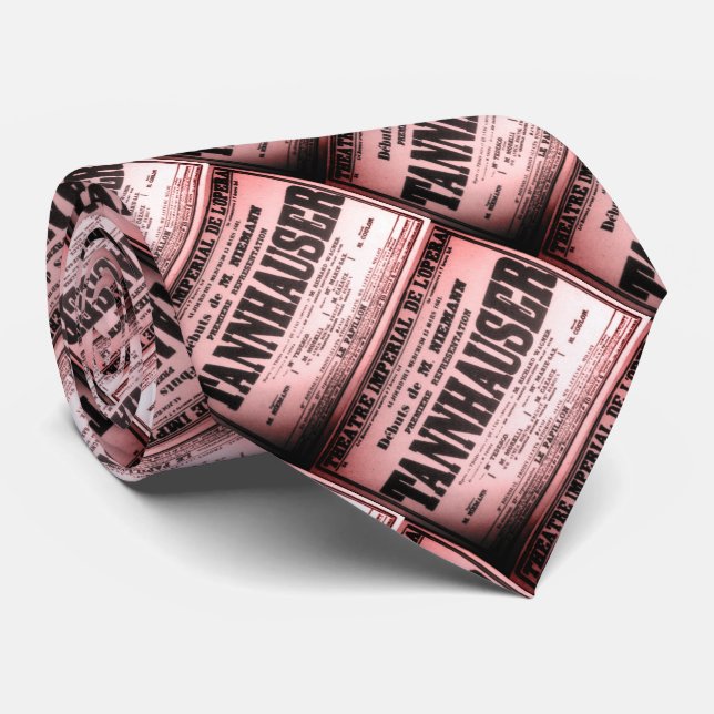 Gravata Tannhäuser poster vintage (em francês) (Rolled)