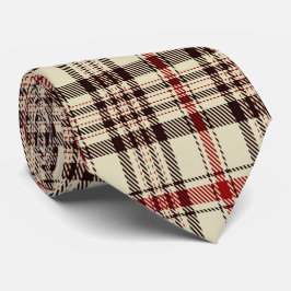 Gravata Tartan Brown