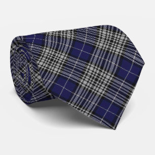 Gravata Tartan do Monograma da Letra N do Clã Napier
