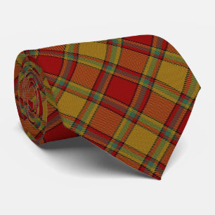 Gravata Tartan do monograma da letra S de Scrymgeour do