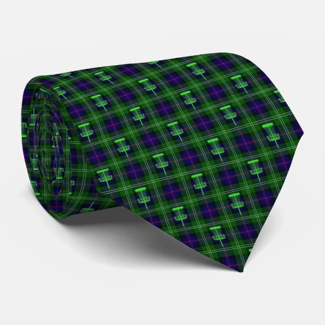 Gravata Tartan Verde (Rolled)