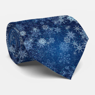 Gravata Tarte de Natal Azul Clássico!