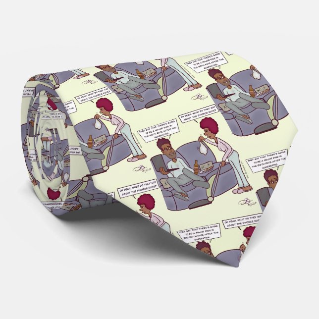 Gravata Taxa de divórcio Necktie (Rolled)