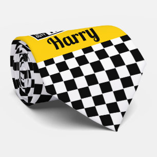 Gravata Taxi Driver Off Duty DICE New York Yellow Cab Chec
