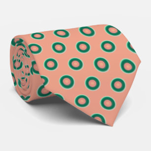 Gravata Teal Green Salmon Rosa