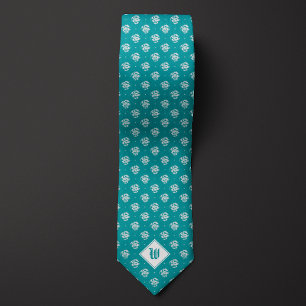 Gravata Teal Iconic Dragon Monograma