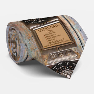 Gravata Telefone antigo telefone celular com telefone rota