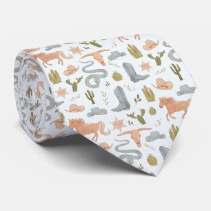 Gravata Tema Ocidental Azul