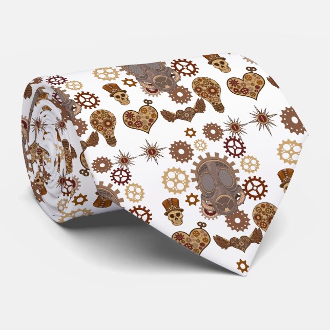Gravata Tema Steampunk Thunder_Cove (Rolled)