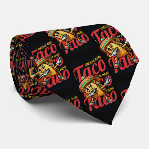 Gravata Temme Cinco de Mayo Taco