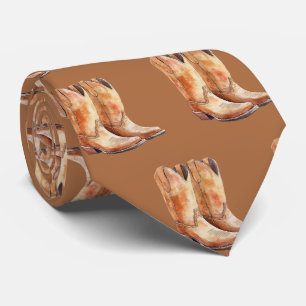 Gravata Tempos Duros De Vaqueiro Brown