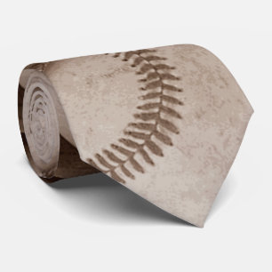 Gravata Tendy Na moda Sepia Vintage Baseball Trabalho de a