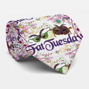 GRAVATA ****TERÇA-FEIRA GORDA*** MARDI GRAS TIE PARA ELE